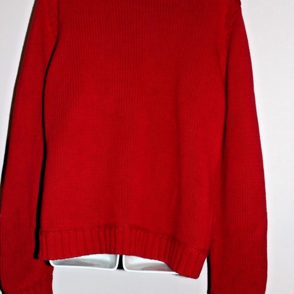 SOLD Tommy Hilfiger Sweater Vintage (?) Logo Red - Picture 4 of 5